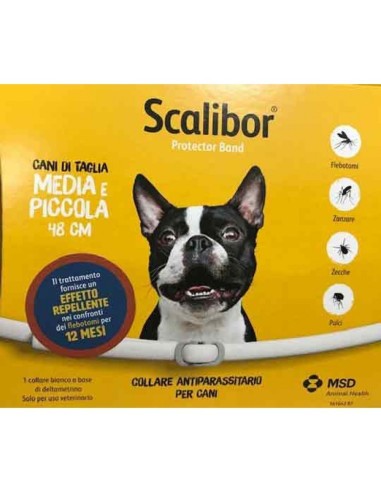 Scalibor Scalibor collare antiparassitario per cani medi piccoli grandi 12 mesi prot... 