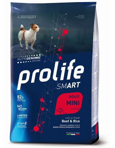 Prolife Smart   Mini Manzo e Riso - 0,6 kg