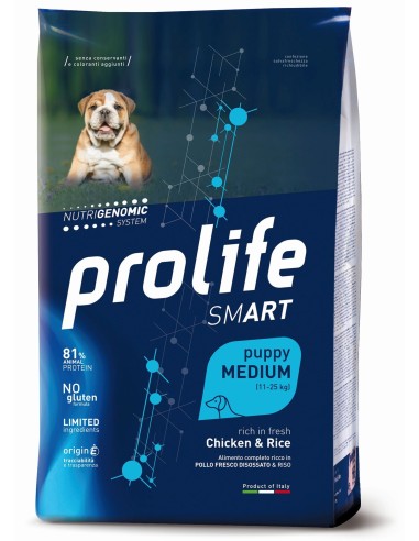 Prolife Smart Puppy Medium Pollo e Riso - 10kg