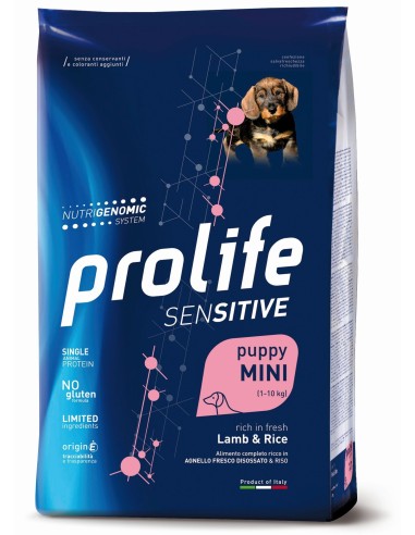 Prolife Sensitive Puppy Mini Agnello e Riso - 0,6 kg