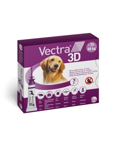 Vectra 3D per cani 25/40 kg (3 pipette)