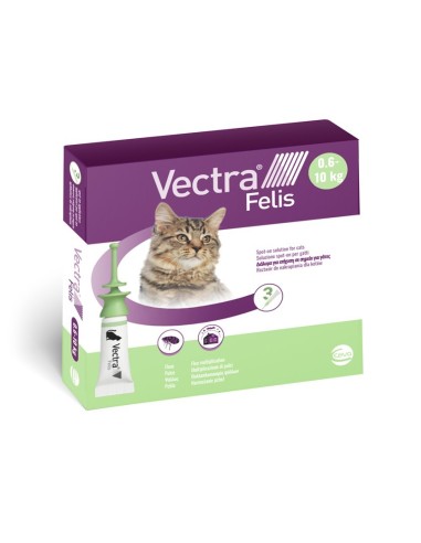 Vectra Felis per gatti  0,6-10 kg (3 pipette)