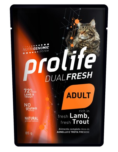 Prolife Cat Dualfresh   Manzo e Agnello - 85 gr - NEW