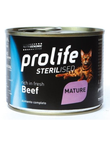 Prolife Cat Sterilised Mature Manzo - 200 gr