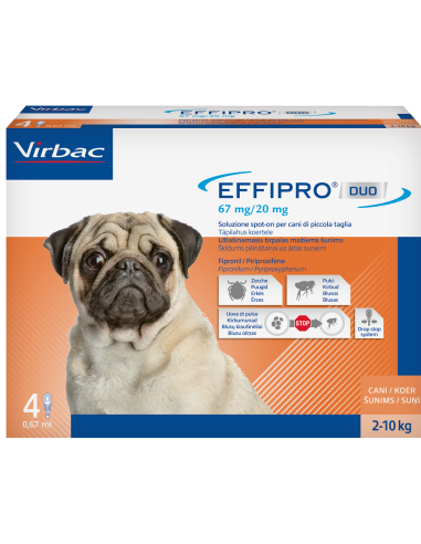 Effipro Duo Cane S (2-10 kg) 4 Pipette