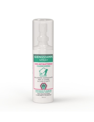 Igienizzampe Spray con Aloe Bio e Glicerina
