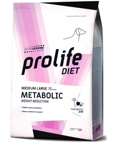 Prolife Dog Metabolic M/L Dry - 8 kg NEW