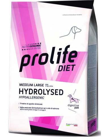 Prolife Hydrolysed Hypoallergenic M/L - 8kg NEW