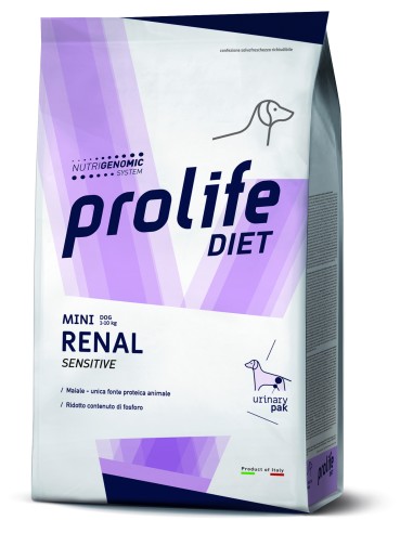 Prolife Dog Renal Mini Dry Sens. - 1,5kg NEW